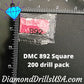 DMC 892 SQUARE 5D Diamond Painting Drills Beads DMC 892 