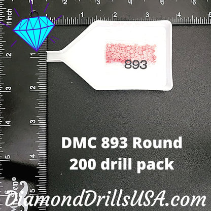 DMC 893 ROUND 5D Diamond Painting Drills Beads DMC 893 Light