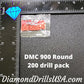 DMC 900 ROUND 5D Diamond Painting Drills Beads DMC 900 Dark 