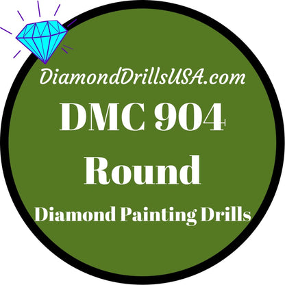 DMC 904 ROUND 5D Diamond Painting Drills Beads DMC 904 Very 