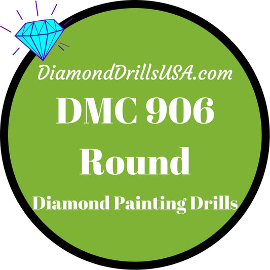 DMC 906 ROUND 5D Diamond Painting Drills Beads DMC 906 
