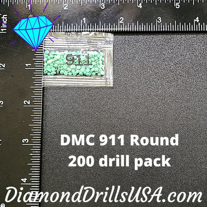 DMC 911 ROUND 5D Diamond Painting Drills Beads DMC 911 
