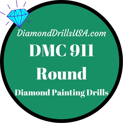 DMC 911 ROUND 5D Diamond Painting Drills Beads DMC 911 