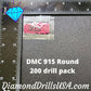 DMC 915 ROUND 5D Diamond Painting Drills Beads DMC 915 Dark 