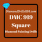 DMC 919 SQUARE 5D Diamond Painting Drills Beads DMC 919 Red 