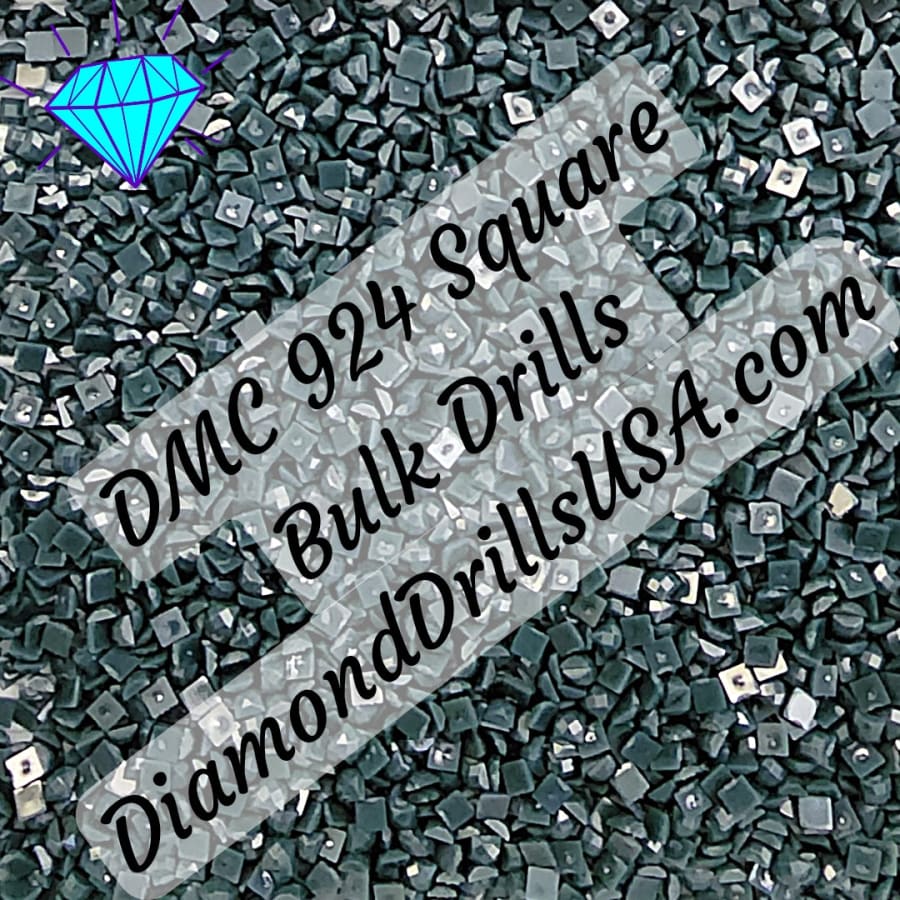 DMC 924 SQUARE 5D Diamond Painting Drills Beads DMC 924 Very