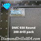 DMC 930 ROUND 5D Diamond Painting Drills Beads DMC 930 Dark 