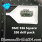 DMC 936 SQUARE 5D Diamond Painting Drills Beads DMC 936 Very