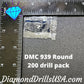 DMC 939 ROUND 5D Diamond Painting Drills Beads DMC 939 Very 