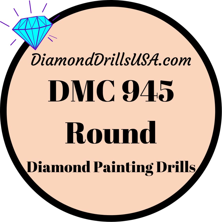 DMC 945 ROUND 5D Diamond Painting Drills Beads DMC 945 Tawny