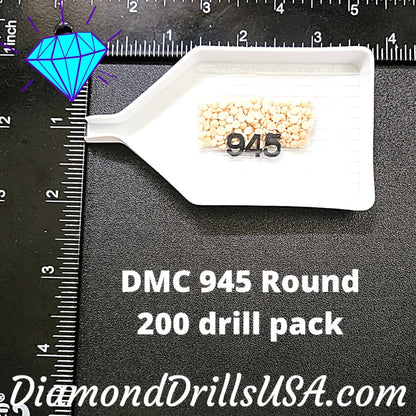 DMC 945 ROUND 5D Diamond Painting Drills Beads DMC 945 Tawny