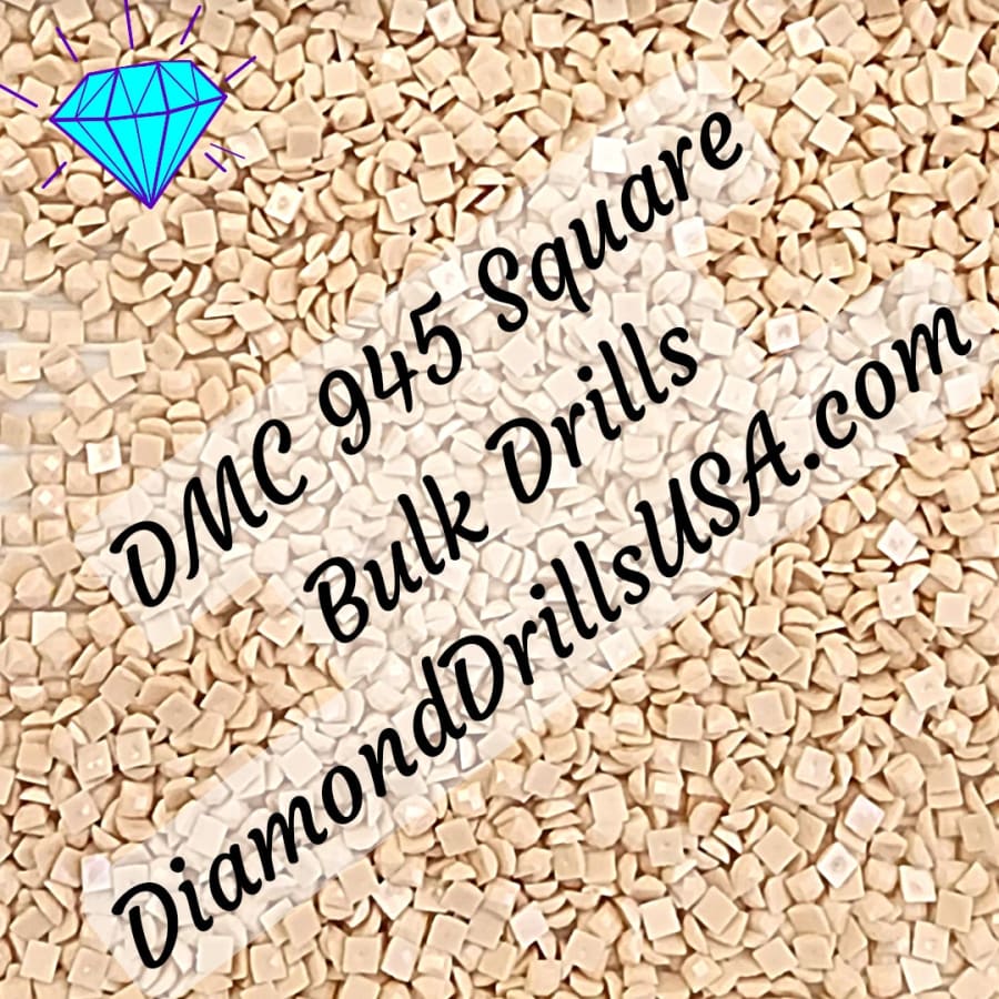 DMC 945 SQUARE 5D Diamond Painting Drills Beads DMC 945 