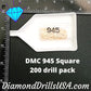 DMC 945 SQUARE 5D Diamond Painting Drills Beads DMC 945 