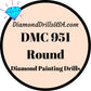 DMC 951 ROUND 5D Diamond Painting Drills Beads DMC 951 Light
