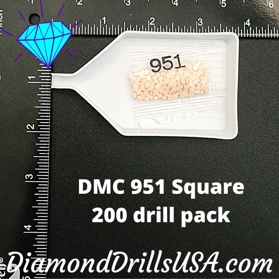 DMC 951 SQUARE 5D Diamond Painting Drills Beads DMC 951 