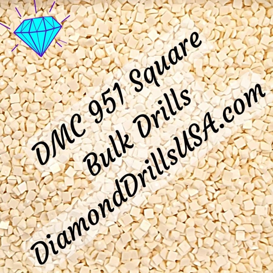 DMC 951 SQUARE 5D Diamond Painting Drills Beads DMC 951 