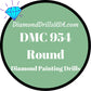 DMC 954 ROUND 5D Diamond Painting Drills Beads DMC 954 Nile 