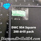 DMC 954 SQUARE 5D Diamond Painting Drills Beads DMC 954 Nile