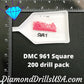 DMC 961 SQUARE 5D Diamond Painting Drills Beads DMC 961 Dark