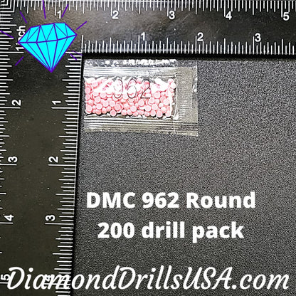 DMC 962 ROUND 5D Diamond Painting Drills Beads DMC 962 