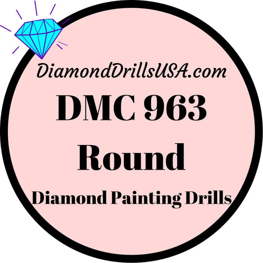 DMC 963 ROUND 5D Diamond Painting Drills Beads DMC 963 Ultra