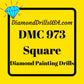 DMC 973 SQUARE 5D Diamond Painting Drills Beads DMC 973 
