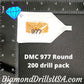 DMC 977 ROUND 5D Diamond Painting Drills Beads DMC 977 Light
