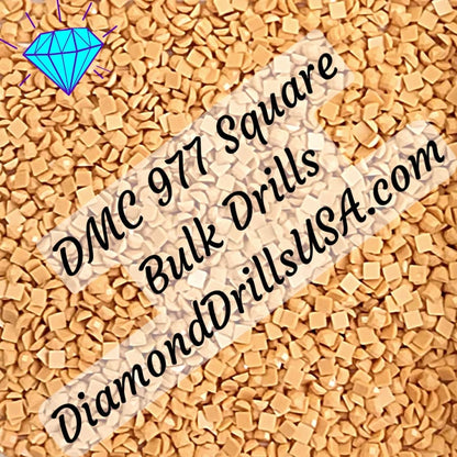 DMC 977 SQUARE 5D Diamond Painting Drills Beads DMC 977 