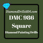 DMC 986 SQUARE 5D Diamond Painting Drills Beads DMC 986 Very