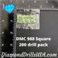 DMC 988 SQUARE 5D Diamond Painting Drills Beads DMC 988 