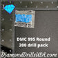 DMC 995 ROUND 5D Diamond Painting Drills Beads DMC 995 Dark 