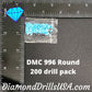 DMC 996 ROUND 5D Diamond Painting Drills Beads DMC 996 