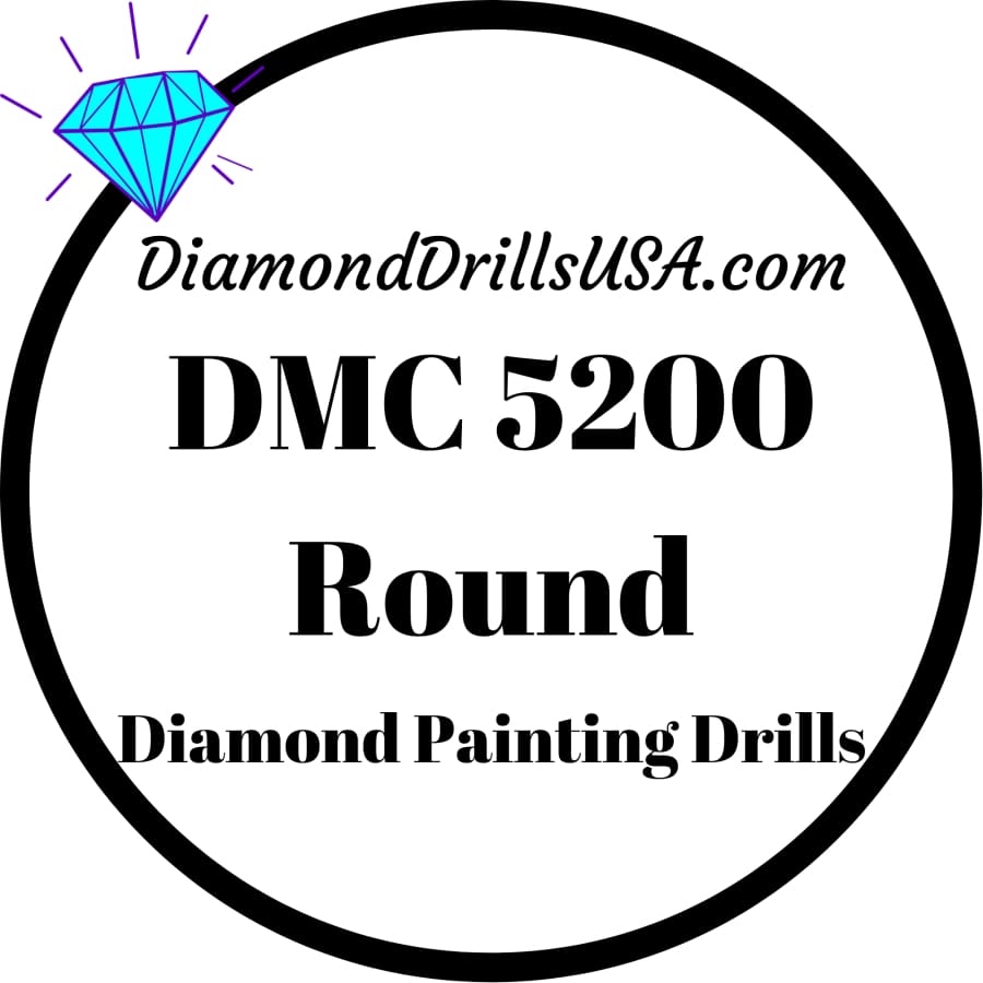 DMC B5200 ROUND 5D Diamond Painting Drills Beads DMC 5200 