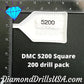 DMC B5200 SQUARE 5D Diamond Painting Drills Beads DMC 5200 