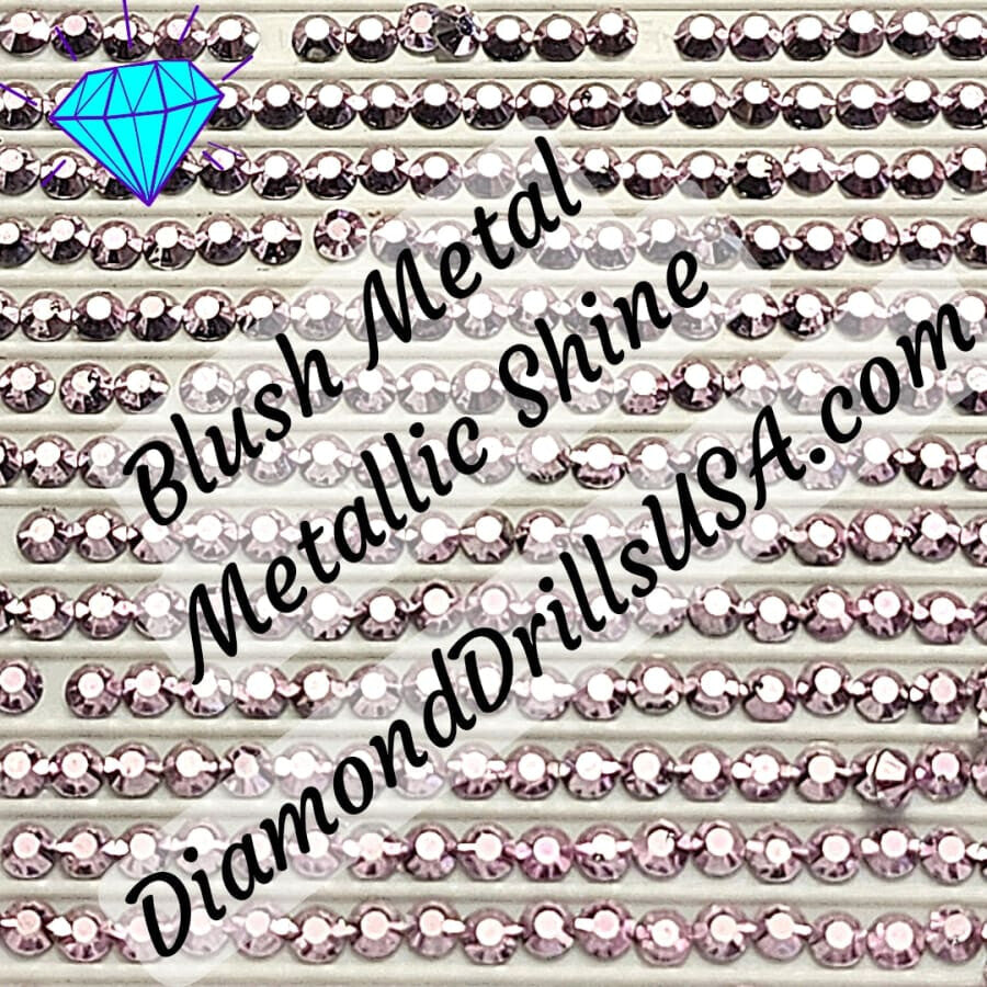 Metallic Blush ROUND Diamond Painting Drills Metal Finish