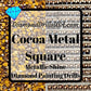 Metallic Cocoa SQUARE Diamond Painting Drills Metal Finish