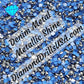 Metallic Denim SQUARE Diamond Painting Drills Metal Finish