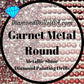 Metallic Garnet ROUND Diamond Painting Drills Metal Finish
