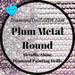 Metallic Plum ROUND Diamond Painting Drills Metal Finish