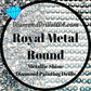 Metallic Royal ROUND Diamond Painting Drills Metal Finish