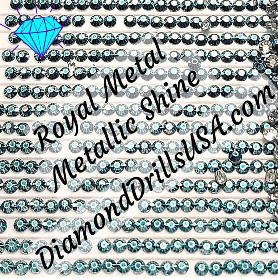 Metallic Royal ROUND Diamond Painting Drills Metal Finish