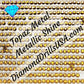 Metallic Topaz ROUND Diamond Painting Drills Metal Finish