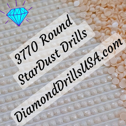3770 StarDust ROUND Pearl Mica Dust 5D Diamond Painting Drills Pixie Fairy DMC 3770 Very Light Tawny