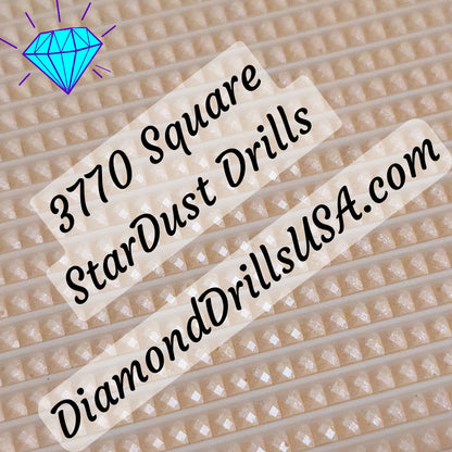 3770 StarDust SQUARE Pearl Mica Dust 5D Diamond Painting Drills Pixie Fairy DMC 3770 Very Light Tawny