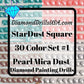 Set #1 - 30 StarDust SQUARE Drills 5D Fairy Pixie Pearl