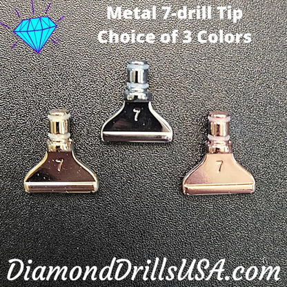 7-drill Metal Pen Replacement Head Diamond Painting Pen Tip 