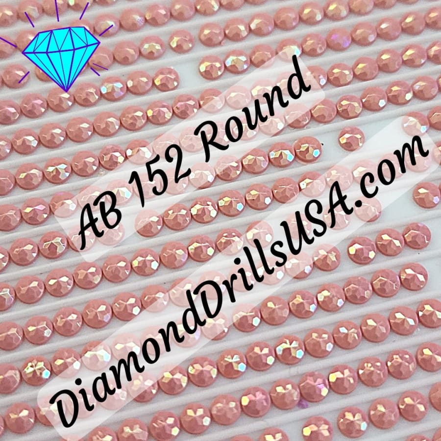 AB GLOW in the Dark ROUND Aurora Borealis WHITE AB5200 5D Diamond Painting  Drills Beads Loose Bulk