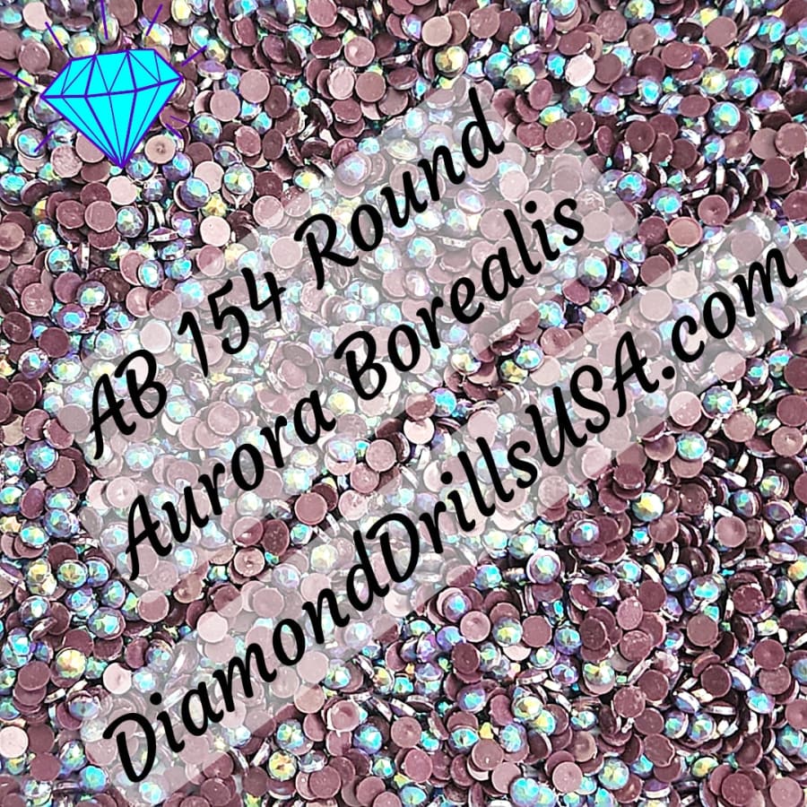 AB GLOW in the Dark SQUARE Aurora Borealis WHITE AB5200 5D Diamond Painting  Drills Beads Loose Bulk