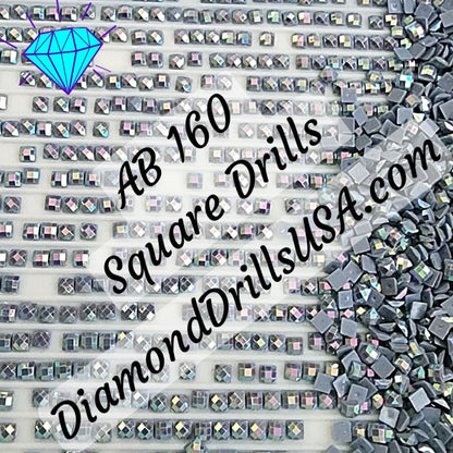 AB 160 SQUARE Aurora Borealis 5D Diamond Painting Drills 