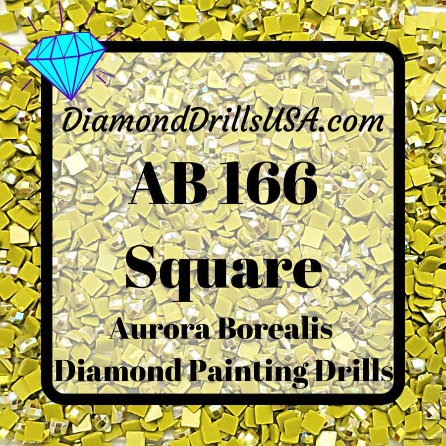 AB 166 SQUARE Aurora Borealis 5D Diamond Painting Drills 